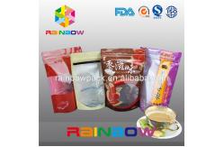 China Seeds Packaging Zipperlock Clear Window Foil Pouch Packaging Waterproof supplier