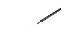China Beveled PU Clean Room Cotton Swabs , Disposable Swabs Black PP Stick supplier