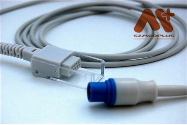 Draeger 7Pin To DB9 Compatible SpO2 Adapter Cable - 3375834