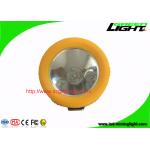 Yellow / Black LED Mining Light 3.8Ah Battery Capacity With Short Circuit Protection for sale