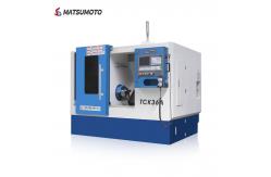 China Tck36A CNC 45 Degree Slant Bed Metal Lathe Machine Fanuc System Medium Duty supplier