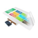Frameless Large 88 Inch Curved Touch Screen Foil Low Impedance for sale