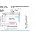1.3 Inch PMOLED MODULE 128X64 Resolution 3/4-SPI I2C Interface Driving IC SH1106G for sale