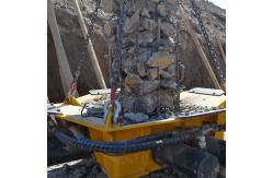 China Concrete Hydraulic Pile Head Rock Breaker Digger For 8t Excavator 400mm supplier