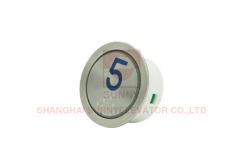 China Passenger Elevator Push Button Size 36mm Stainless Steel With Braille supplier