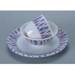 FDA Approved 16pc Melamine Dinnerware Set For Indoor