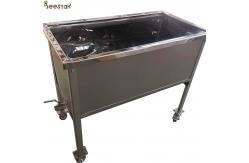 China Stainless Steel Beehive Frame Shelf Uncapping Honey Tank Beekeeping Equipments Honey Comb Shelf supplier