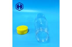 China 11oz 330ml Bpa Free Clear Plastic Spice Jar With Caps supplier