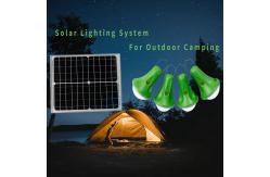 China Portable Spotlight 25W Solar Home Lighting System For Outdoor Camping supplier