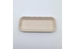 China Compostable Biodegradable Bagasse Tableware Disposable Rectangular Shape supplier