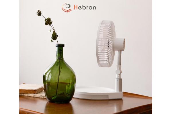USB Powered Portable Foldable Fan 4 Speeds Cooling Lighting Function