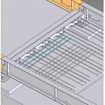 200T Electronic Car Truck Scale Weighbridge Pitless Weighted Bridges 3*24M