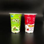 100000PCS Frozen 6 Oz Yogurt Cups Packaging 66mm Lid OEM Customizable for sale