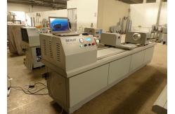 China Textile Screen Rotary Laser Engraver , Blue UV Engraving Machine With Light-power Balancing supplier