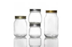 China New Design Food Glass Mason Jars Clear 450ml 250ml Mini Jar with Lids supplier