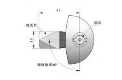 China Plastic Material Quarter Turn Cam Lock For Cabinet Door ToolBox supplier