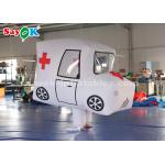 Giant Custom Inflatable Products  Ambulance Model For Promotion for sale