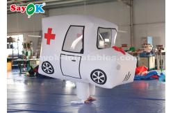 China Giant Custom Inflatable Products  Ambulance Model For Promotion supplier