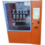 Intelligent Salad Vending Machine With Cashless Payment Device And Advertising Screen No Touch Payment Option for sale