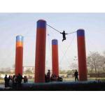 Inflatable Amusement Park With Bungee Trampoline For Parks / Backyard for sale