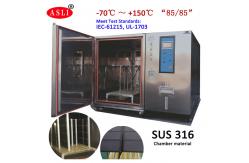 China PV Moduls Climate Environmental Resistance Humidity Freeze Walk In Test Chamber supplier