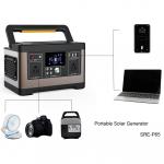 500W Portable Solar Power Station Kits With On Board Charging Micro Inverter