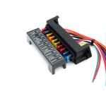 Car 12V Standard Blade Fuse Holder Box ATC Inline 2 Input 10 Output
