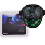 Programmable LED Lighting Face Mask USB To C Charing DIY Facial Expression for sale