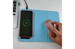 China Portable FCC Foldable Wireless Charging Mouse Pad Magnetic Suction supplier