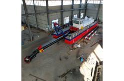 China Hydraulic Cutter Suction Dredging Mud Boat With Diesel Engine supplier