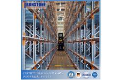 China Compact Very Narrow Aisle Pallet Racking System For Warehouse Storage Solution supplier