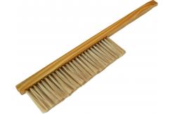 China 41*8cm 65g Wood Handle Double Artificial Fiber Bee Brush supplier