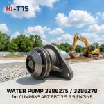 Excavator Water Pump 4BT 6BT 4BT3.9 6BT5.9 for Cummins 3286275 3286278 3285410 3283602 for R210-7 R140-7 6D102  Engine Parts Construction Machinery Parts for sale