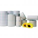 Blank Glossy Custom Roll Label Stickers , Paper Direct Thermal Labels for sale