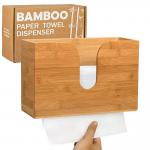 Special Design Bamboo Tissue Racks And Holders , Wood Tissue Box Cover for sale