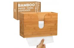 China Special Design Bamboo Tissue Racks And Holders , Wood Tissue Box Cover supplier