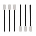 2 Layers Square Large Format Printer Cleaning Polyester Swabs With Black Handle for sale