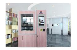 China OEM / ODM Belt Conveyor Drink Beer Wine Vending Machine With Lift System supplier