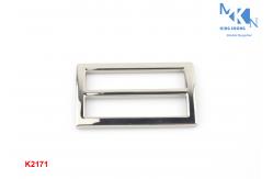 China Curved Metal Slide Buckle Handbag Accessories Hardware Customized Design supplier