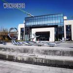 WONDERS Custom Stainless Steel Fish Sculpture Mirror Finish Color for sale