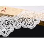 Polyester Embroidered Lace Guipure Water Soluble Lace Trim For Diy Decoration for sale