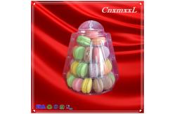 China Disposable 4 Layer Plastic Macaron Packaging Mini Macaron Tower With Handle supplier