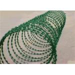 Cbt65 Bto22 Cbt60 Security Galvanized Concertina Razor Barbed Wire For Prison Fence for sale