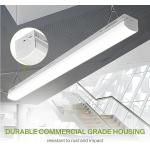 Office LED Linear Strip Light Fixture / Suspended Linear Pendant Lighting