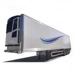 3 Axle 40ft 20ft Factory Direct Carbon Stainless Steel Insulation Foam Frozen Refrigerated Trailer for sale