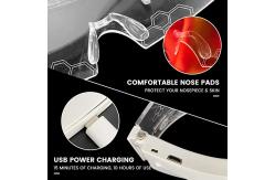 China Luminous LED Visor Glasses USB Rechargeable Frame Foldable For Party Rave supplier