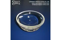China Polishing Borosilicate Glass Convex Concave Lens Industrial Light Cob Led Glass Lens supplier