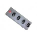 Epoxy Resin Glue Process Silicone Rubber Keypads 75 Shore A