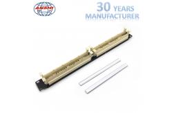 China Network 110 Punch Block 19 1U 110 Cross Connect Distribution Frame supplier