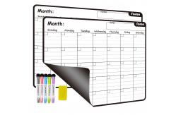 China Customized Magnetic Fridge Monthly Calendar Refrigerator Whiteboard Calendar supplier